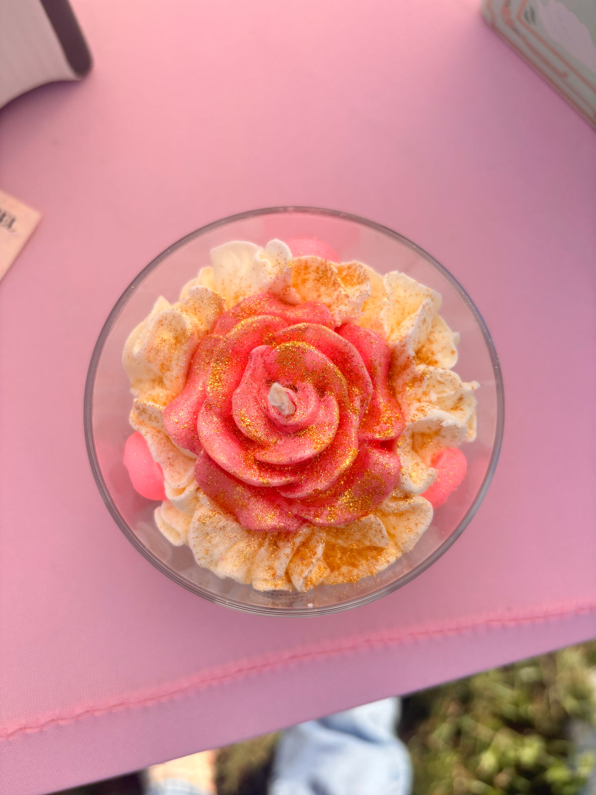 Bougie gourmande Octobre Rose