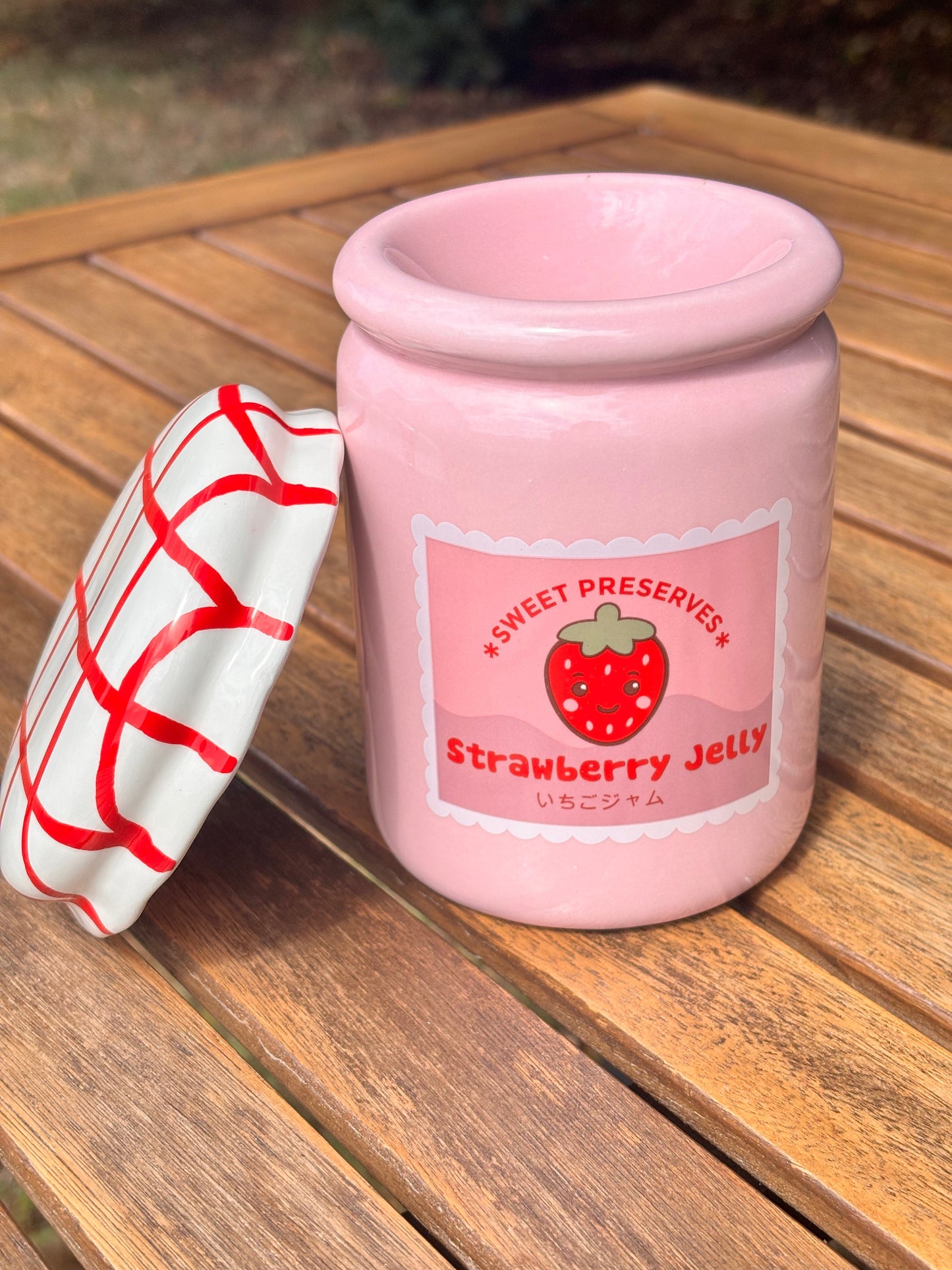Brûle-Parfum Strawberry Jelly – diffuseur céramique déco original maison