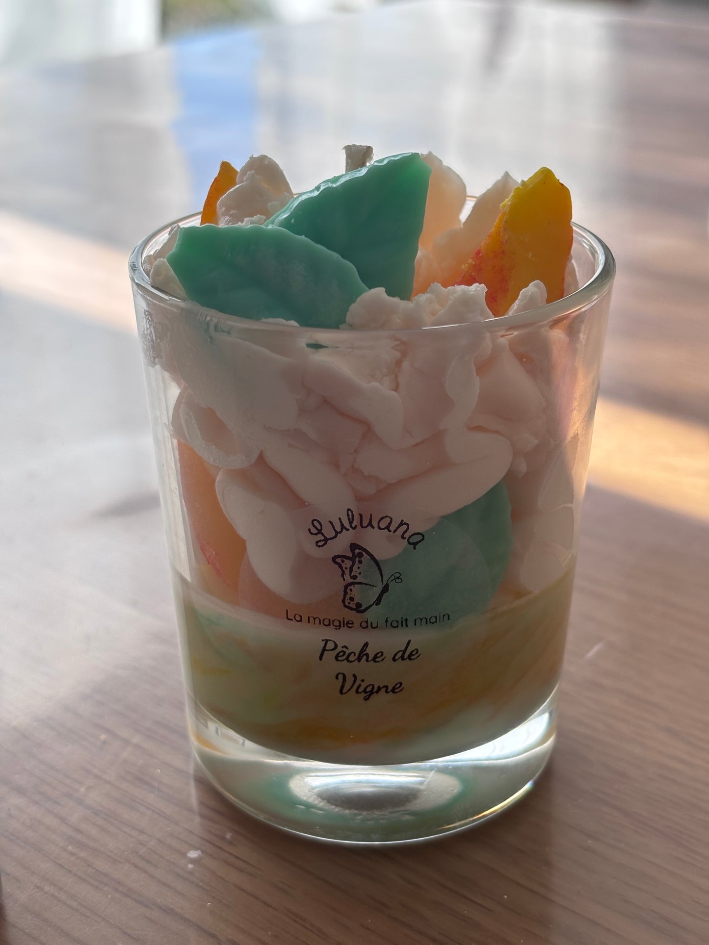 Bougie Gourmande Pêche de Vigne