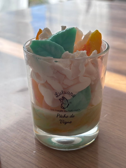 Bougie Gourmande Pêche de Vigne