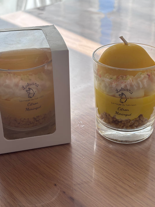 Bougie Gourmande Citron Meringué