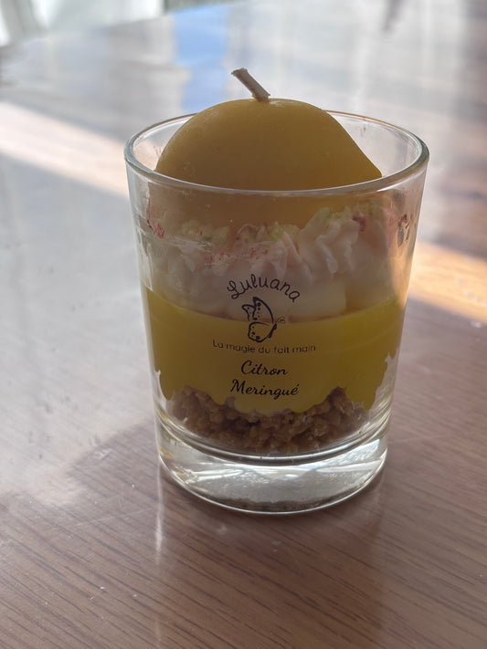 Bougie Gourmande Citron Meringué