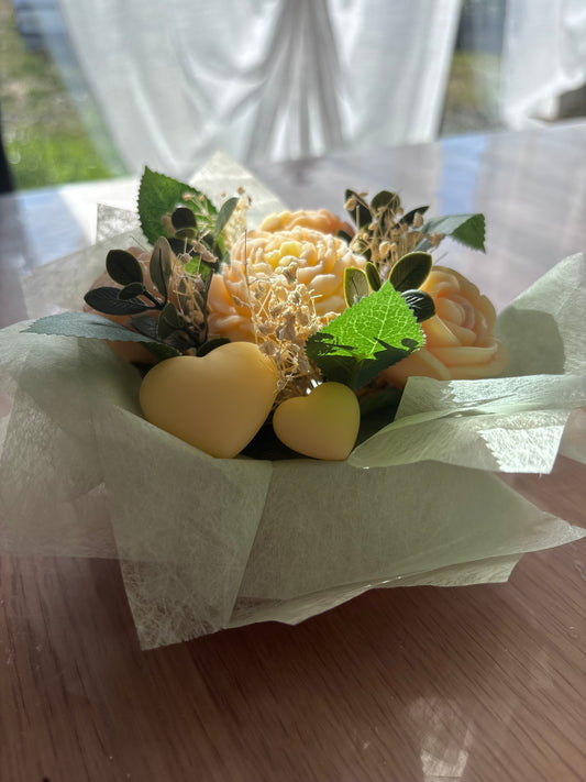Bouquet Éternel avec Contenant – Parfum Agrumes
