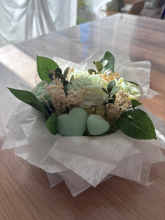 Bouquet Éternel avec Contenant – Parfum Muguet