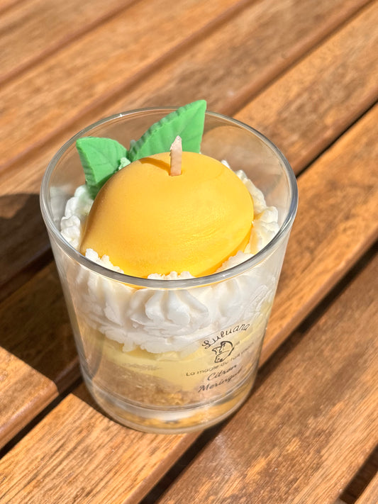 Gourmetkerze Baiser-Zitrone