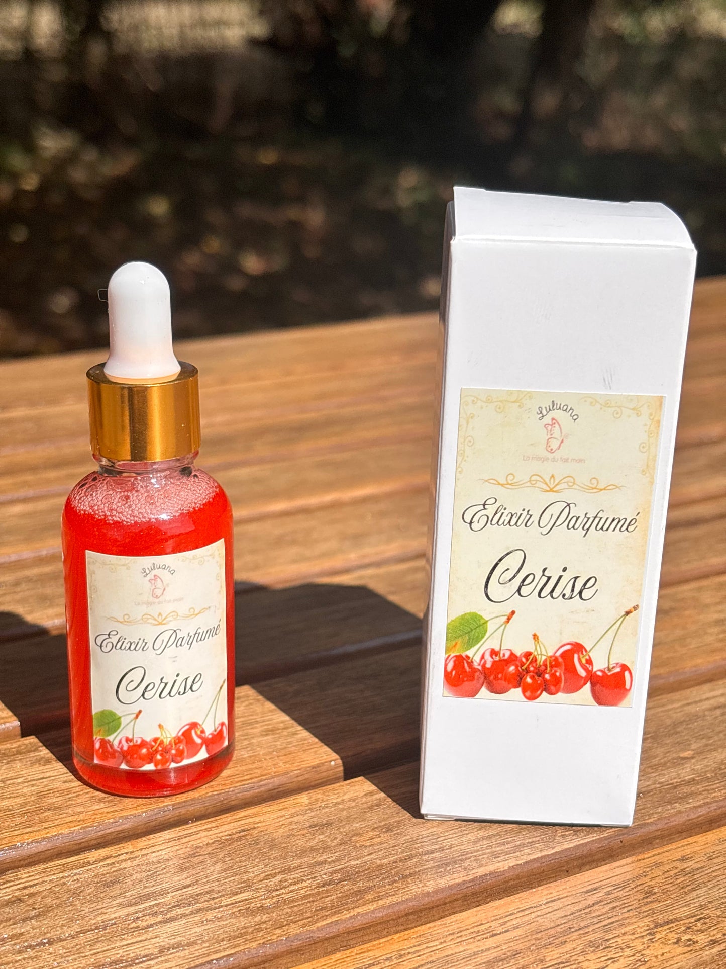 Elixir Parfumé Cerise - flacon et coffret