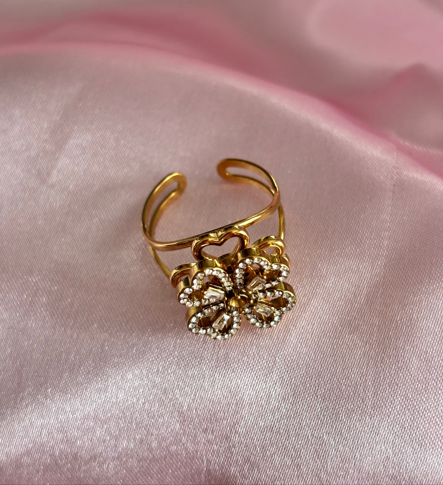 Bague Anti-Stress Tréfia Dorée - vue de face