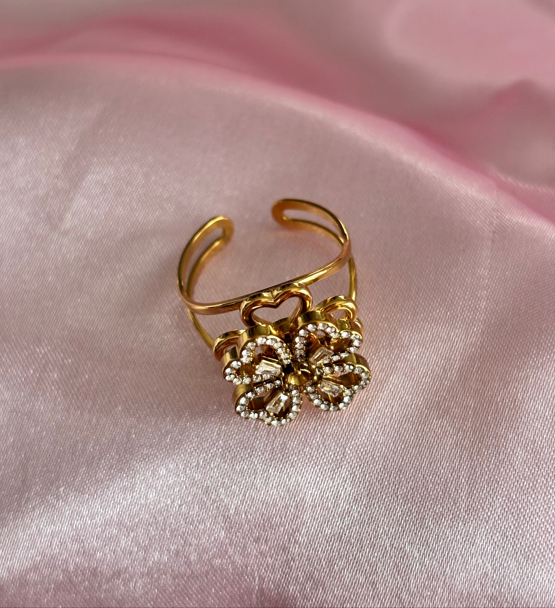 Bague Anti-Stress Tréfia Dorée - vue de face
