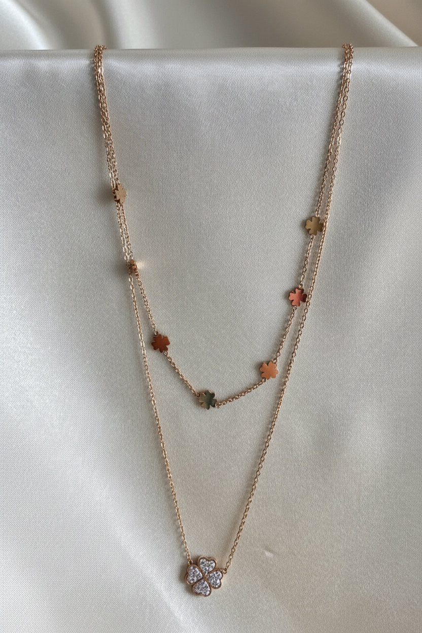 Collier Isaure - vue d’ensemble double rang