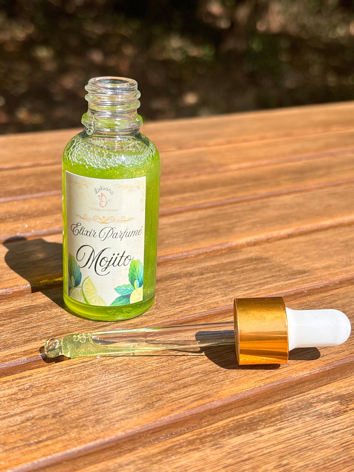 Elixir Parfumé Mojito - flacon ouvert