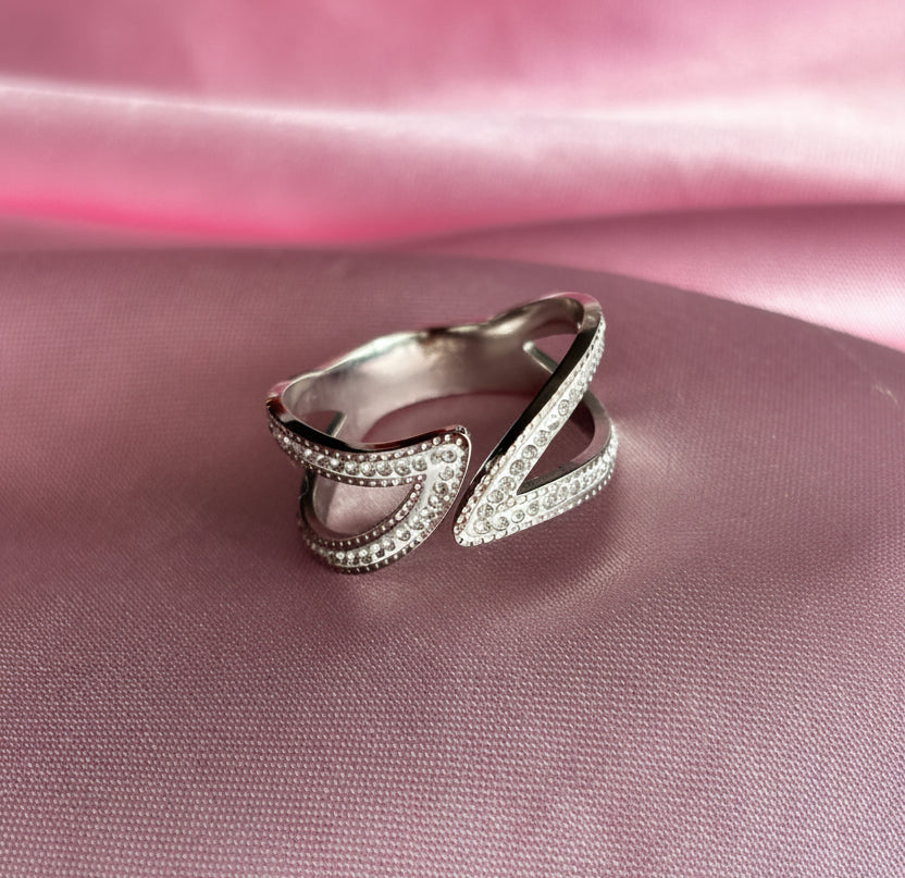 Bague Alexia Argentée - vue complète