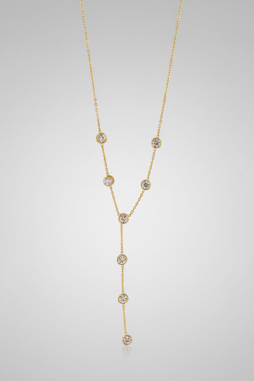 Collier Diane Cristal - détail strass