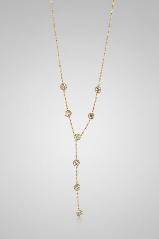 Collier Diane Cristal - détail strass