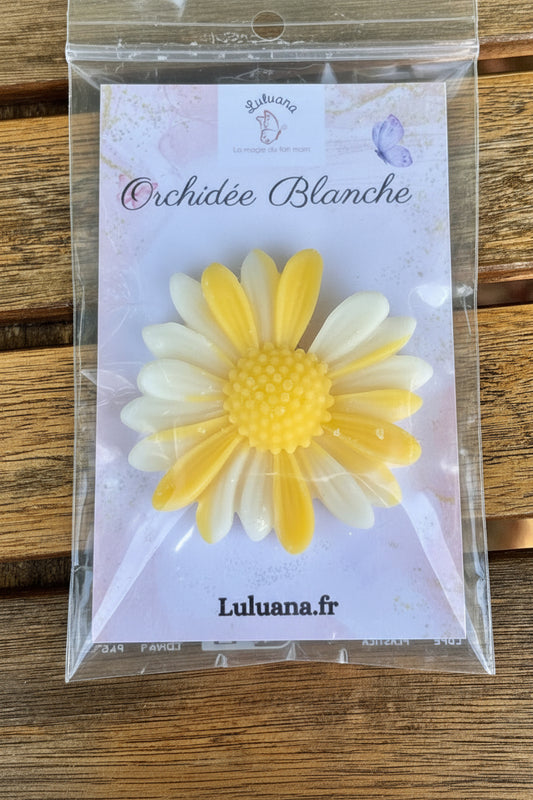 Fondant Marguerite Orchidée Blanche - étiquette