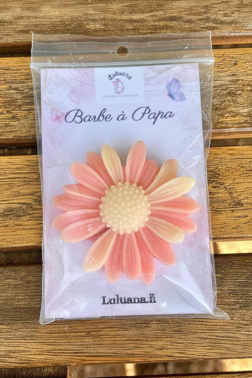 Fondant Marguerite Barbe à Papa - étiquette