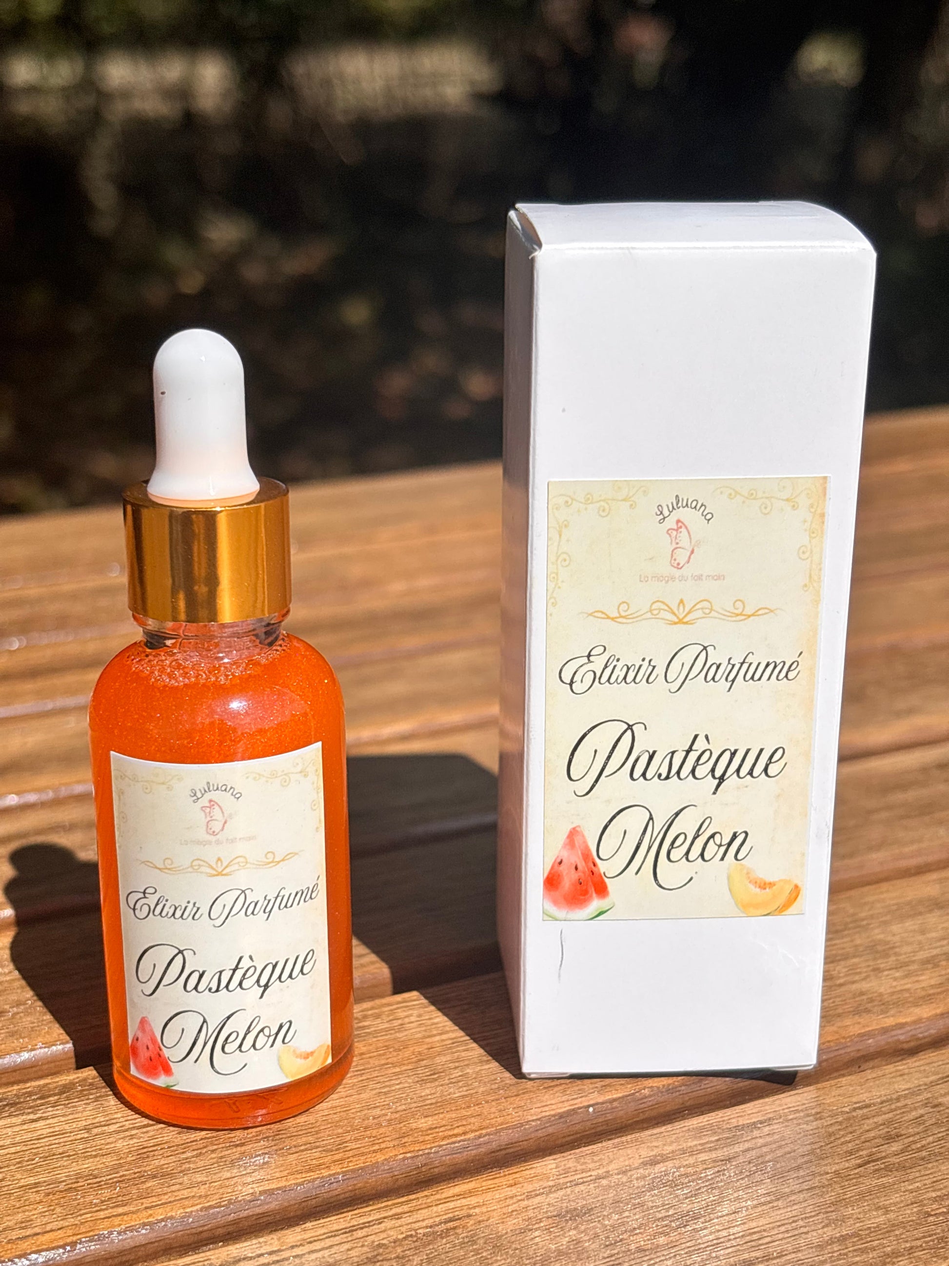 Elixir Parfumé Pastèque Melon - flacon et coffret